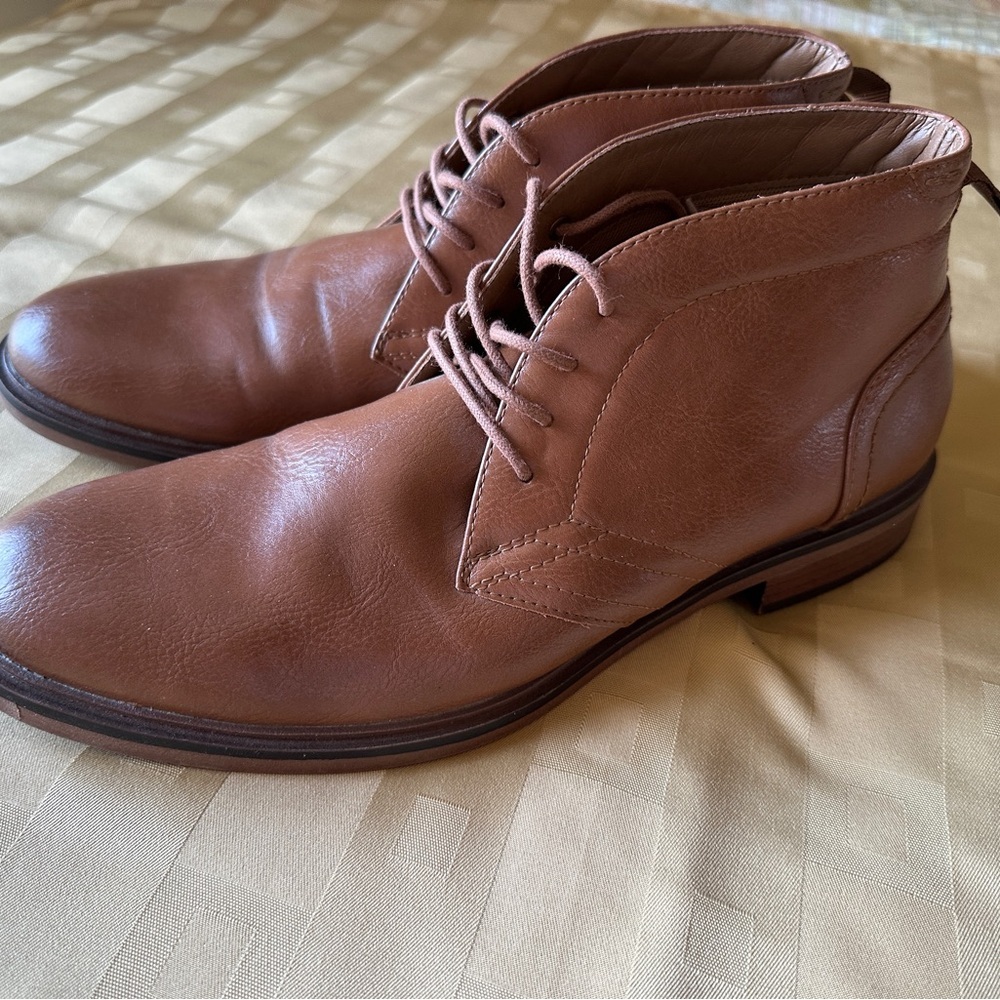 Men's Sonoma Brown Leather Shoes‎ Size 9M